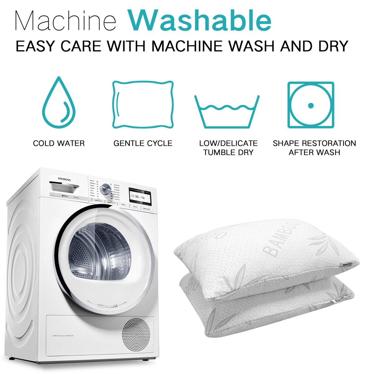 Eile Firm Cooling Pillow (Set of 2)